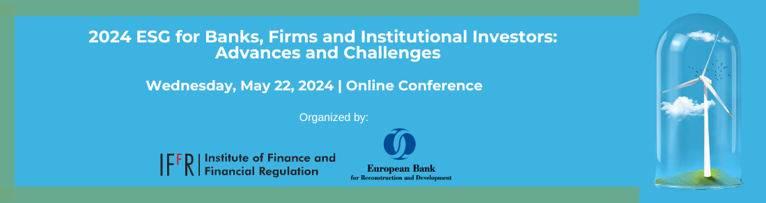 2024 ESG for Banks, Firms and Institutional Investors: Advances and Challenges